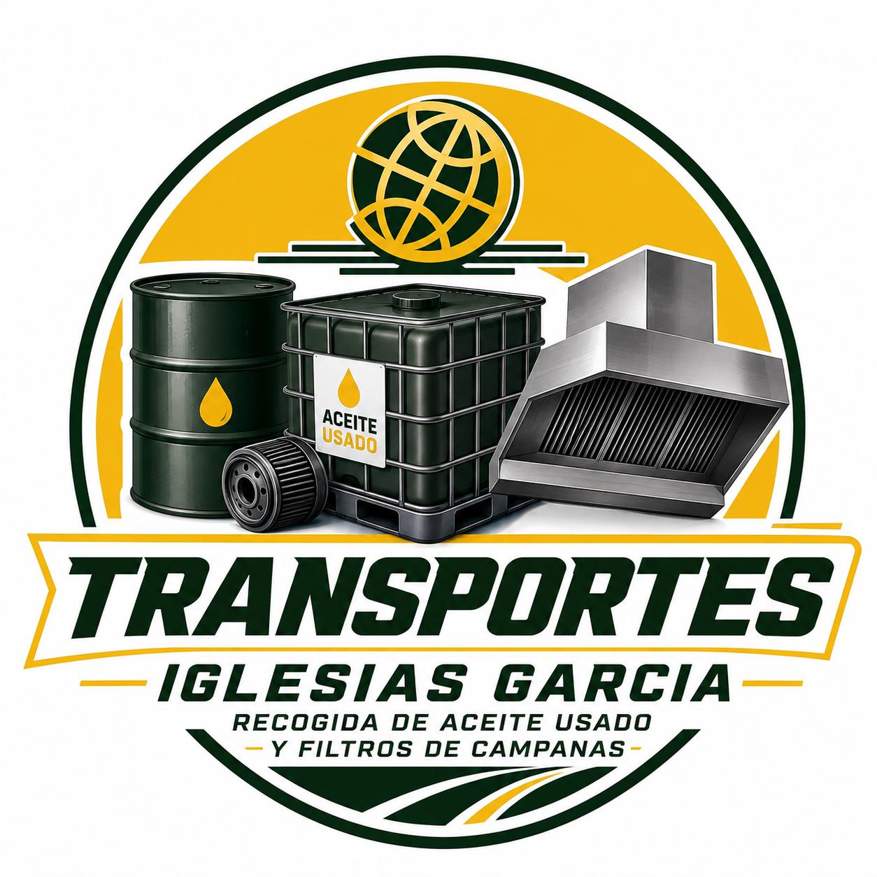 Transportes Iglesias García — Recogida de aceite usado y filtros de campanas
